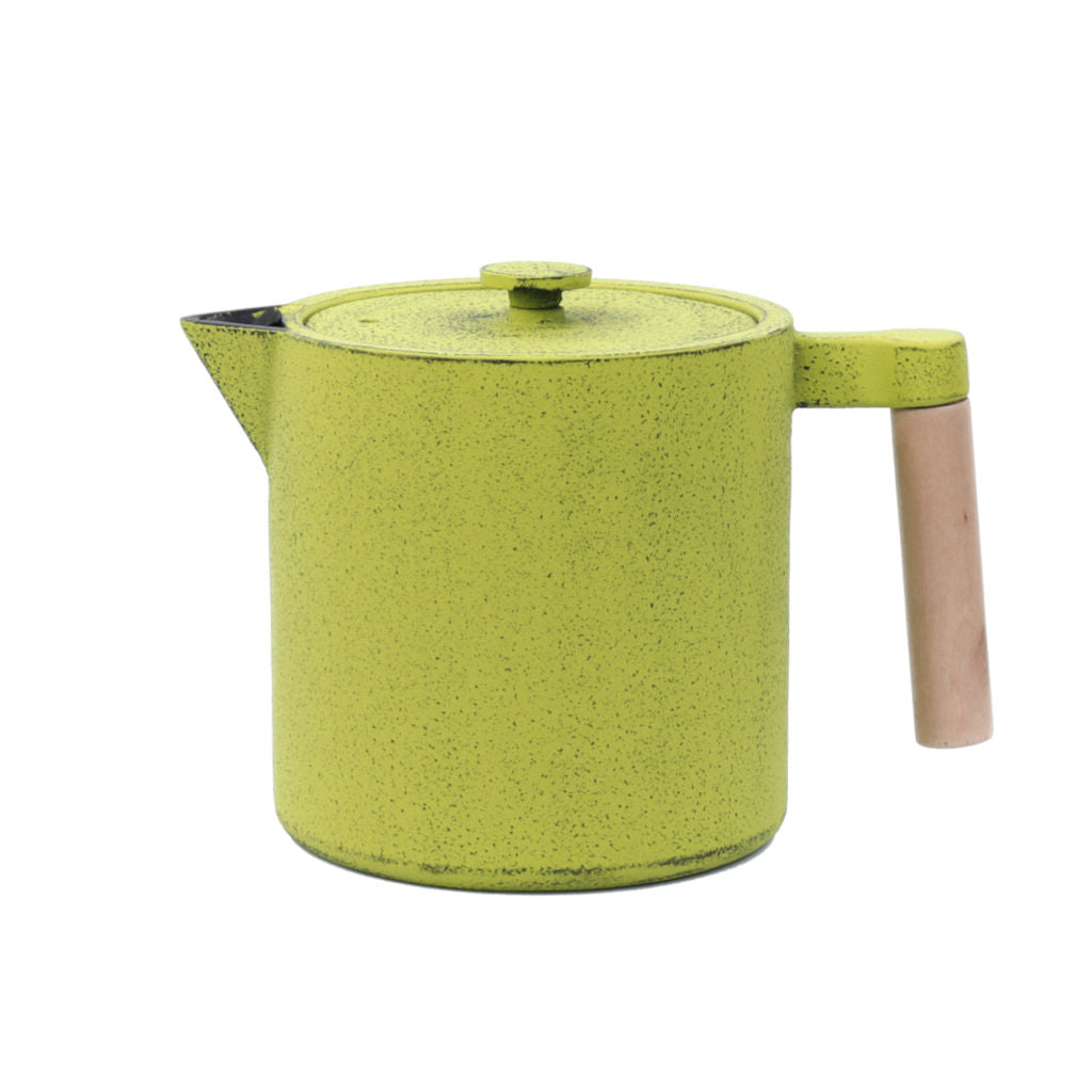 Moderne Teekanne aus Gusseisen 'Chiisana' (800ml) Grün