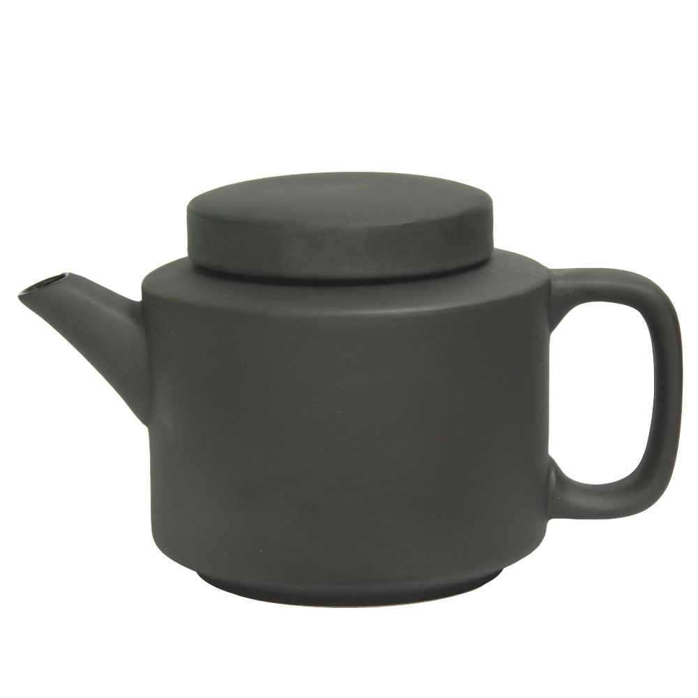 Teekanne aus Keramik im skandinavischen Design - 'Cult' (950ml) schwarz matt