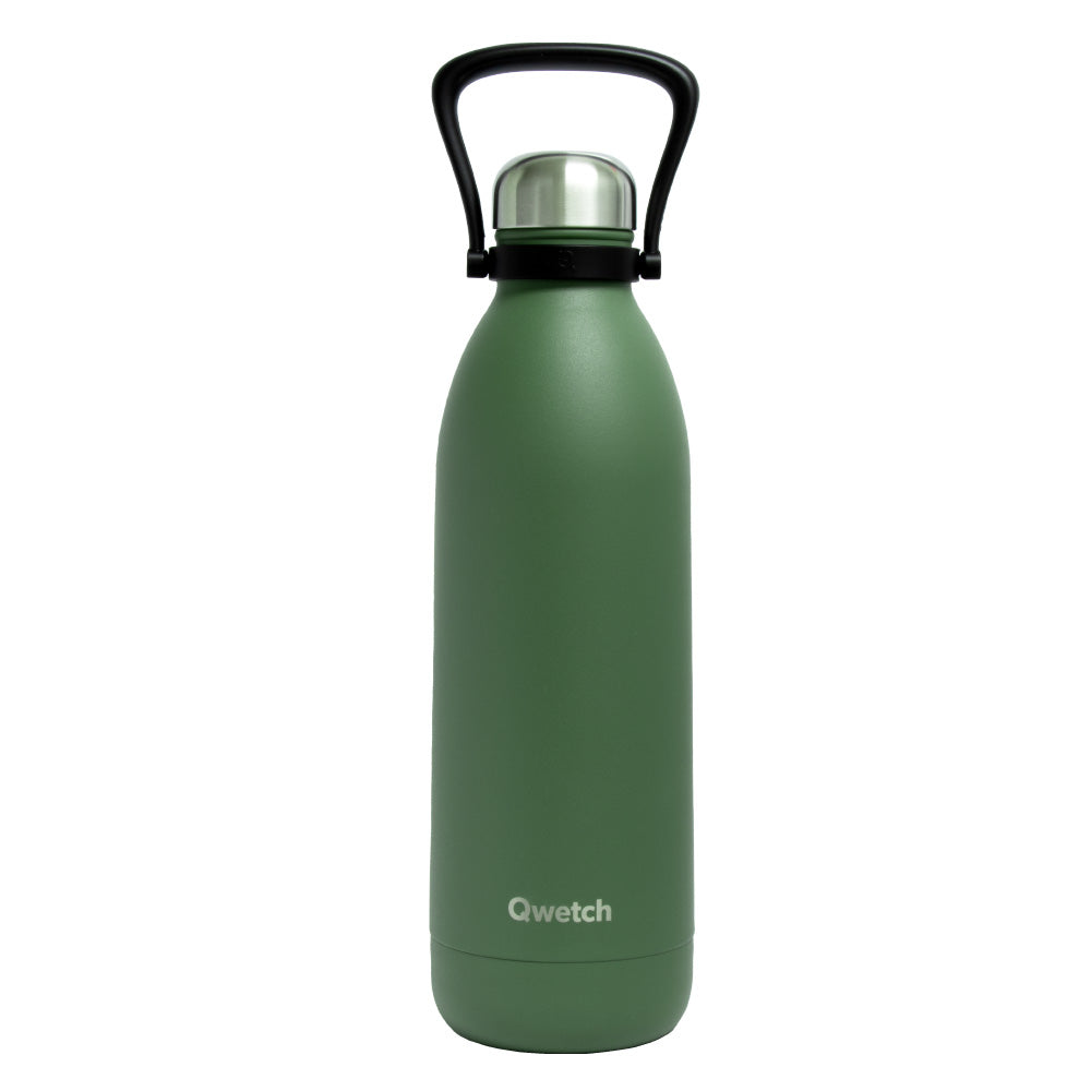 XXL Thermosflasche aus Edelstahl (1,5l) in Khaki