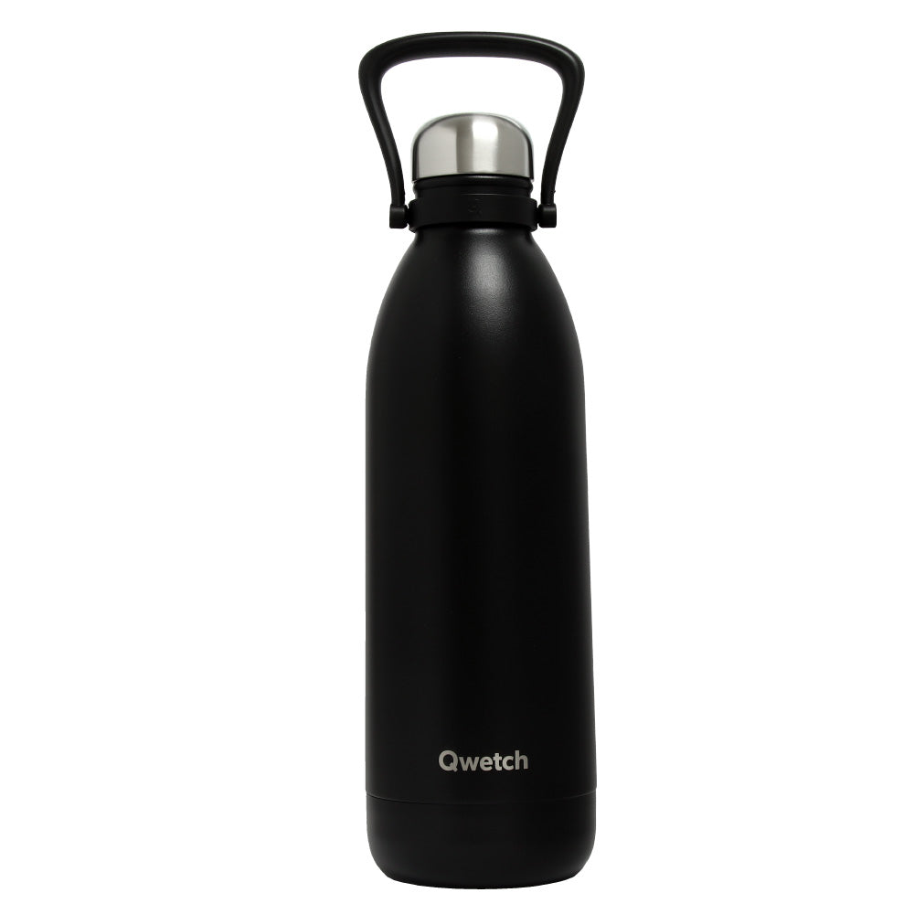 XXL Thermosflasche aus Edelstahl (1,5l) Schwarz