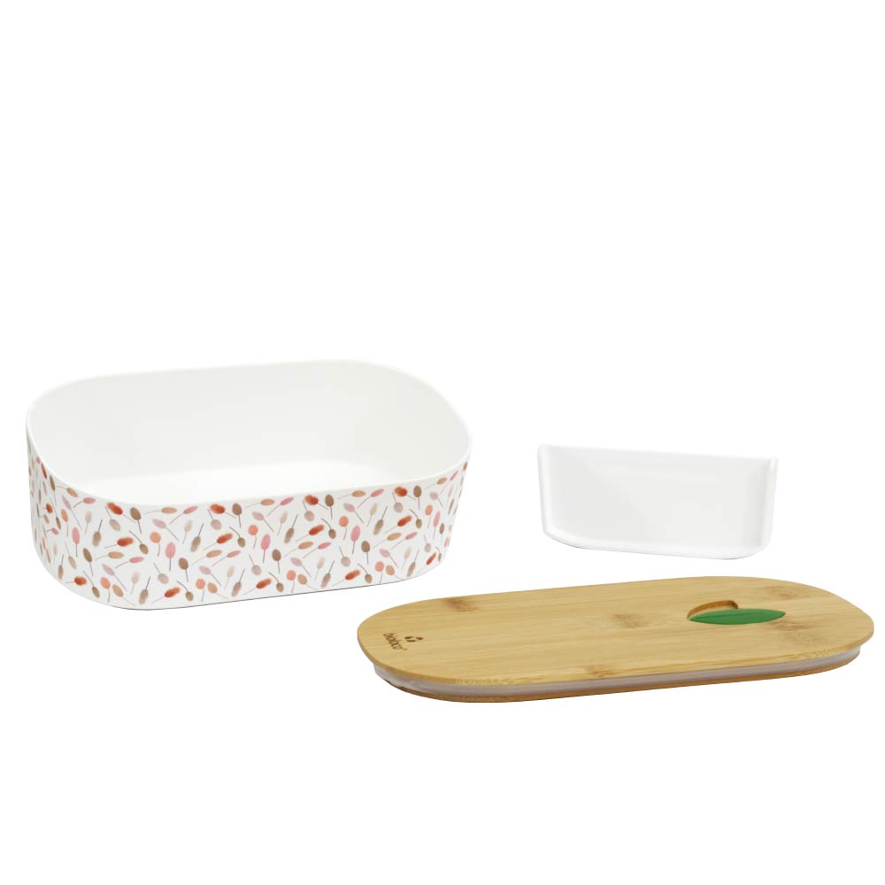 Lunchbox mit Bambusdeckel, Bioloco PLANT