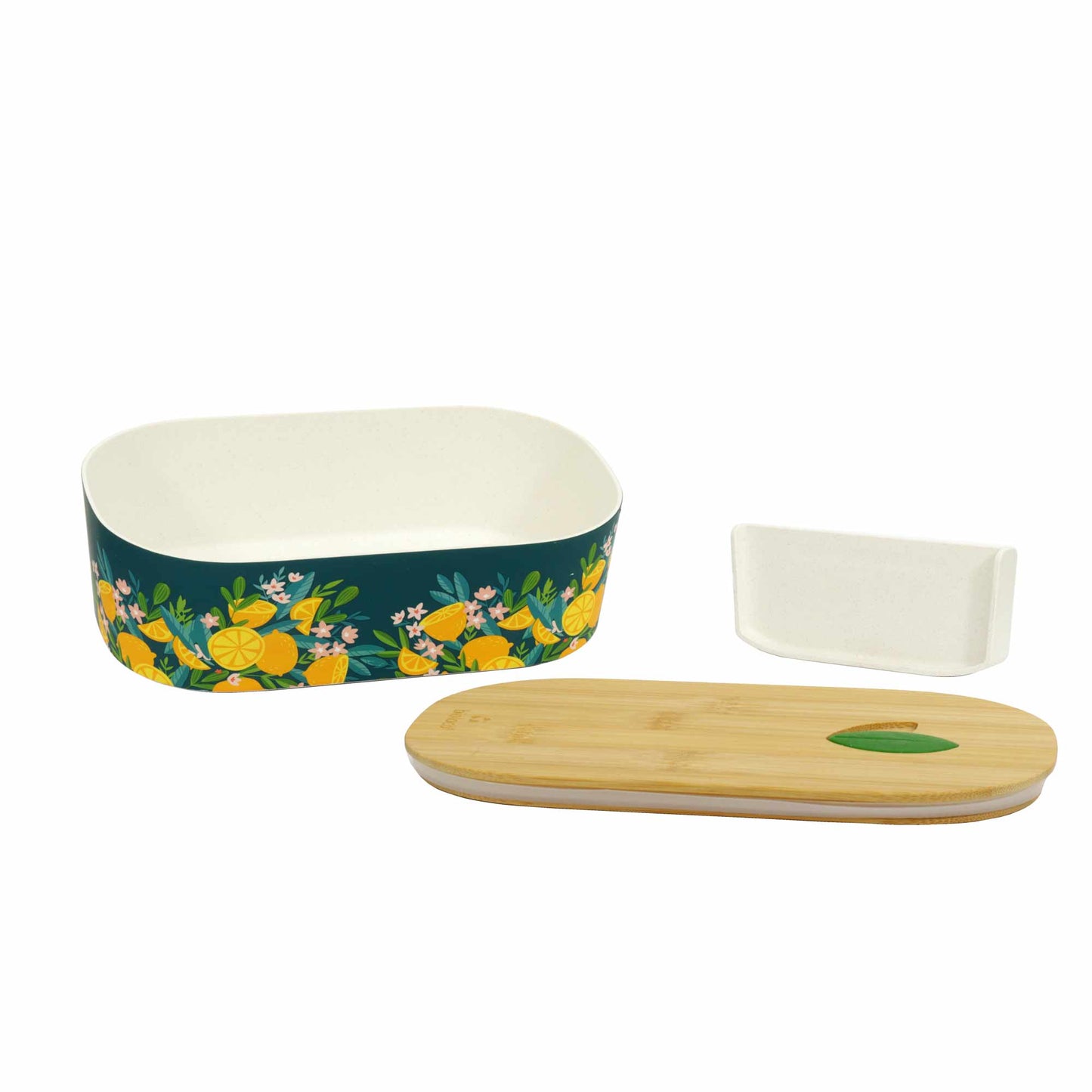 Lunchbox mit Bambusdeckel, Bioloco PLANT