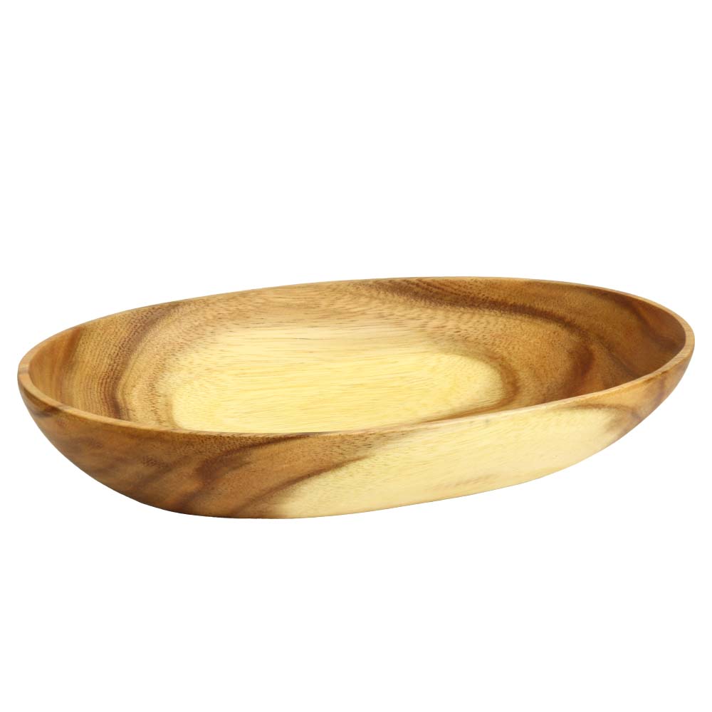 Ovale Schale aus Holz 28cm