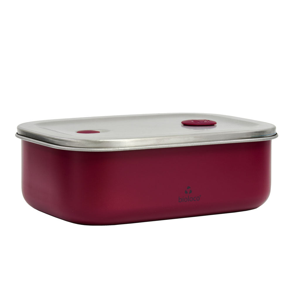 Lunchbox aus Edelstahl mit Unterteilung, Bioloco SKY Berry