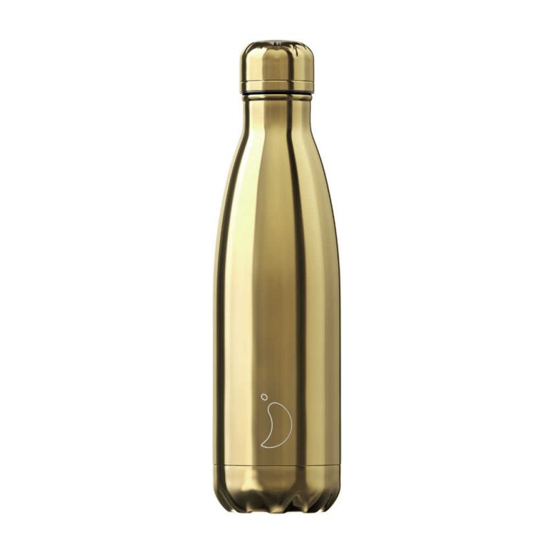 Isolierflasche Chrome Gold 500ml