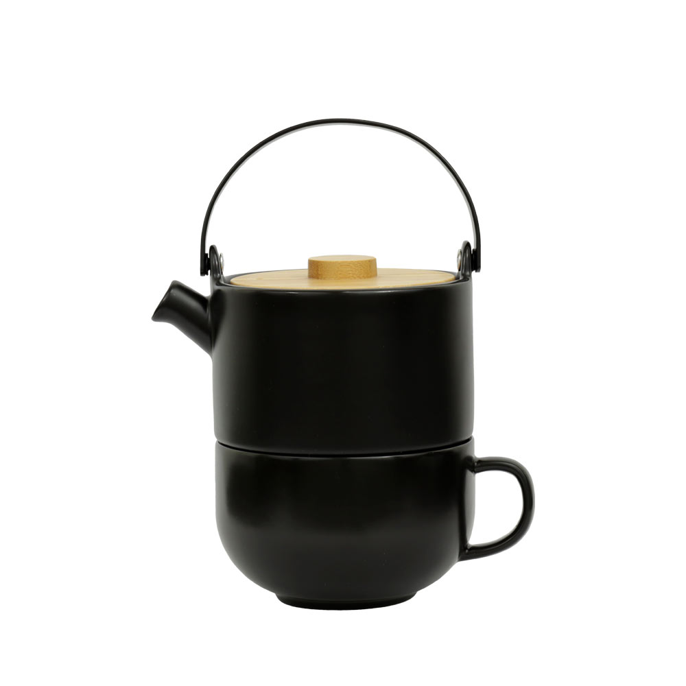 Tea for One UMEA, Teekanne im Set aus Porzellan, 500ml