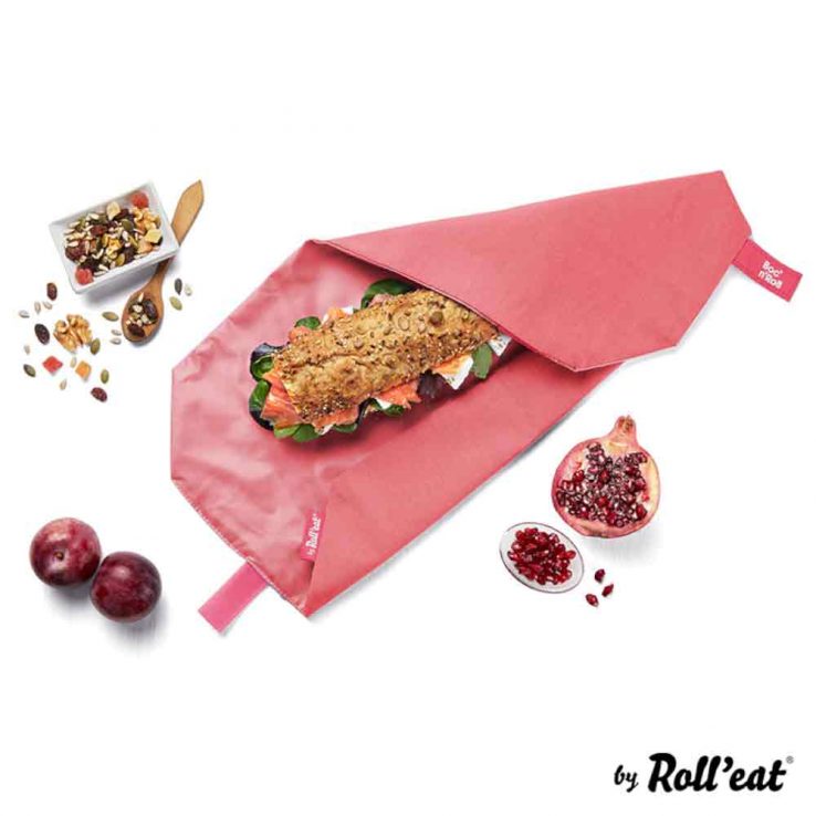Sandwich Wrap und Brotzeittuch 'Boc 'n Roll' in Rot, Lookbook01